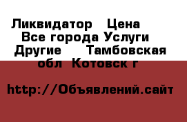 Ликвидатор › Цена ­ 1 - Все города Услуги » Другие   . Тамбовская обл.,Котовск г.